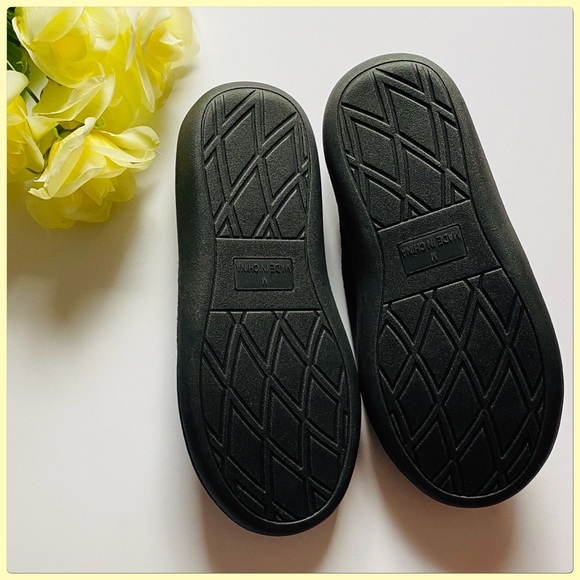 NWOT Ladies Black Plush Suede Clog Slippers HP - Picture 7 of 7